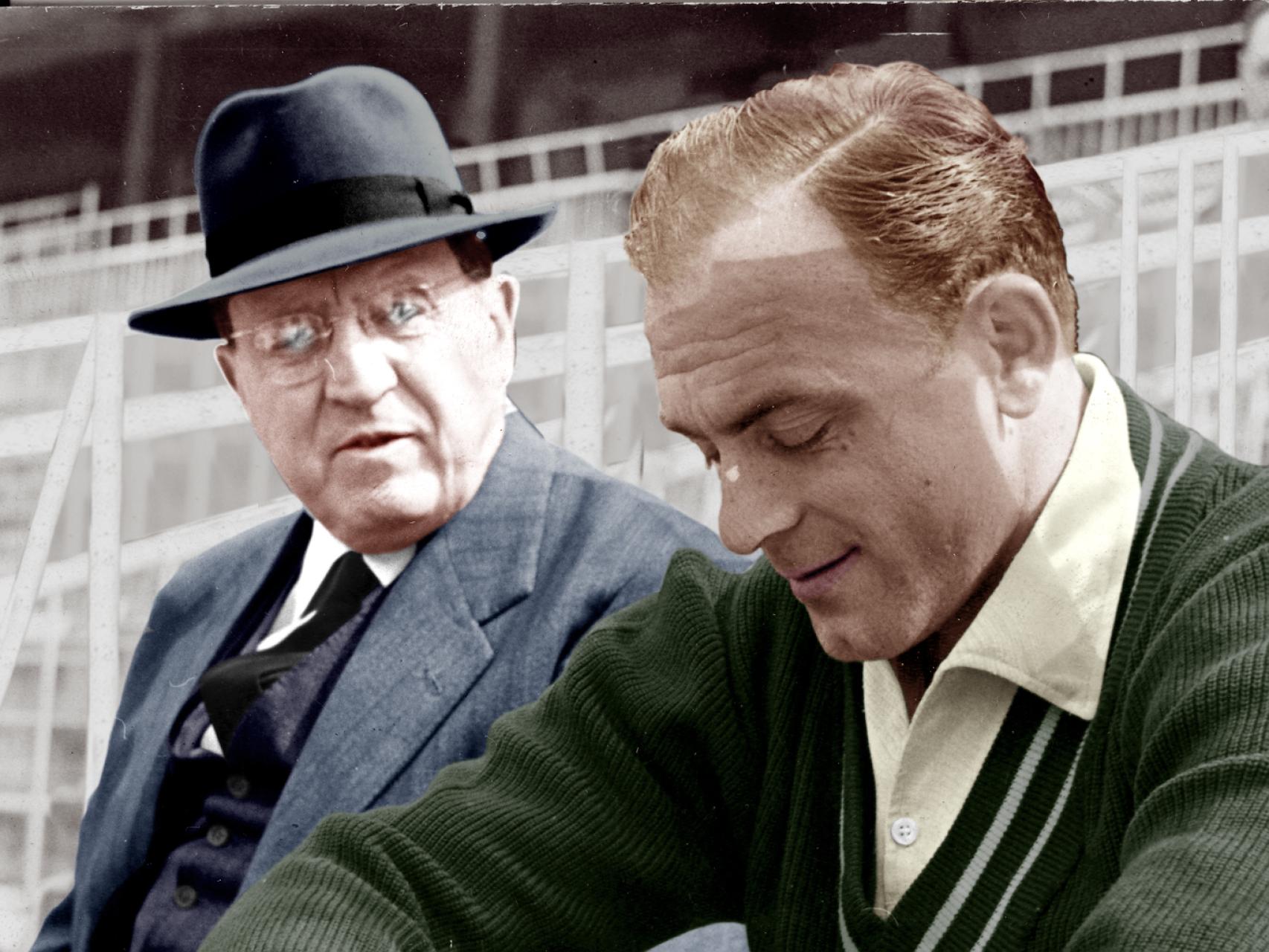 Bernabéu junto a Alfredo Di Stéfano, el tándem que construyó al Real Madrid más brillante.