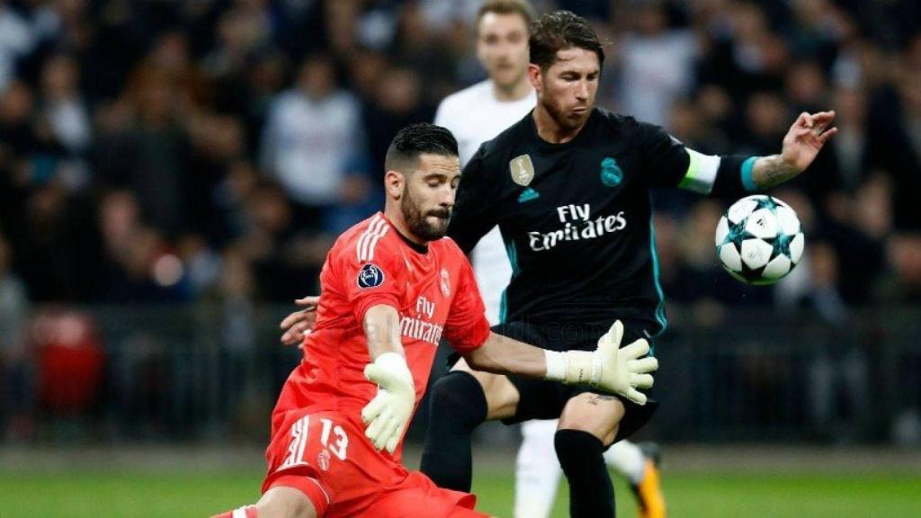Casilla y Ramos, en el Tottenham-Real Madrid