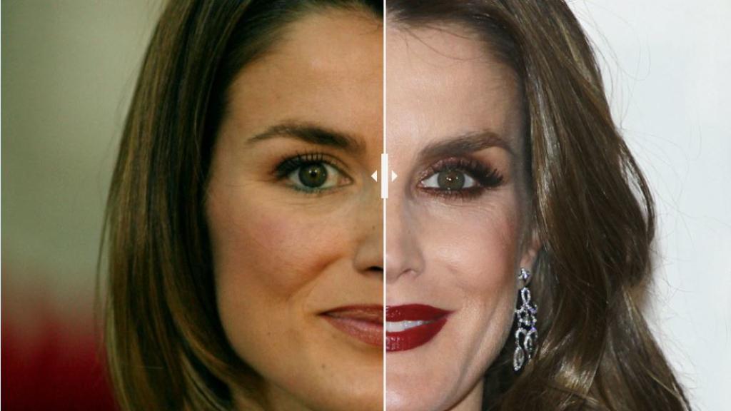 El antes y el después de la reina Letizia.