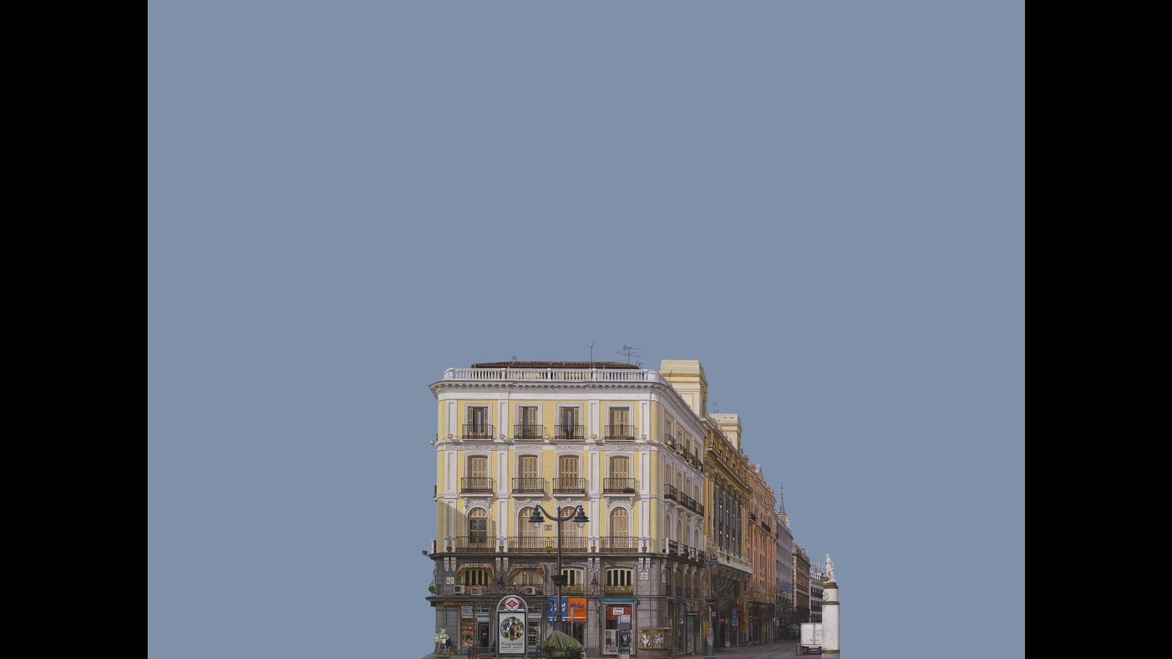 Una de las obras de Lazkoz.