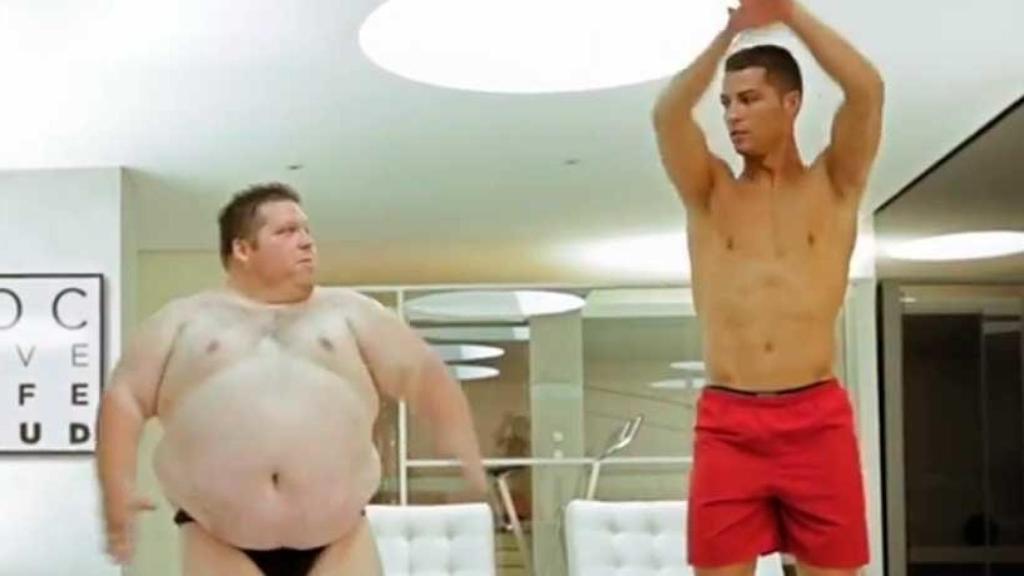 Cristiano Ronaldo en un anuncio