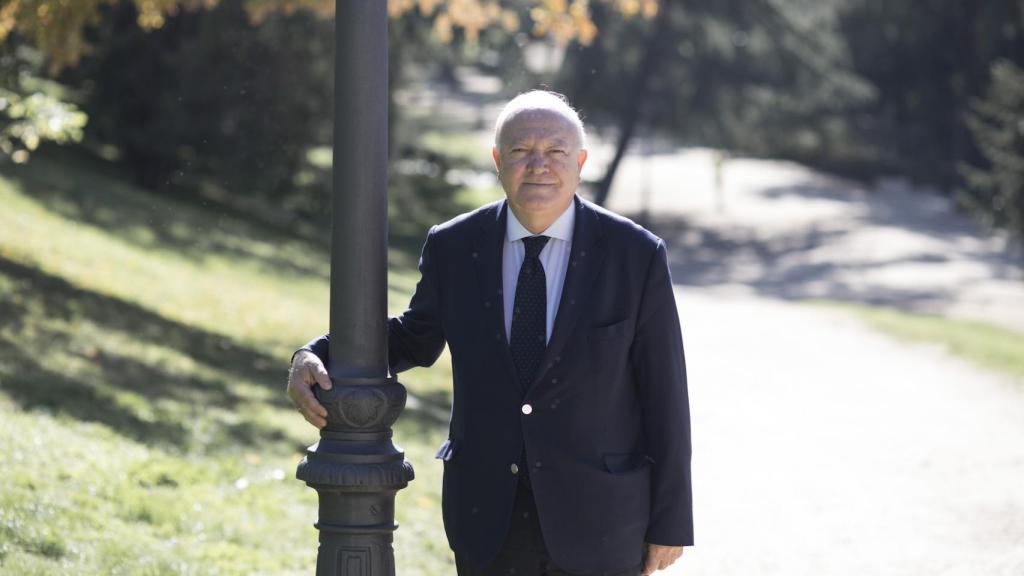 Moratinos, recientemente en el parque del Oeste, en Madrid.