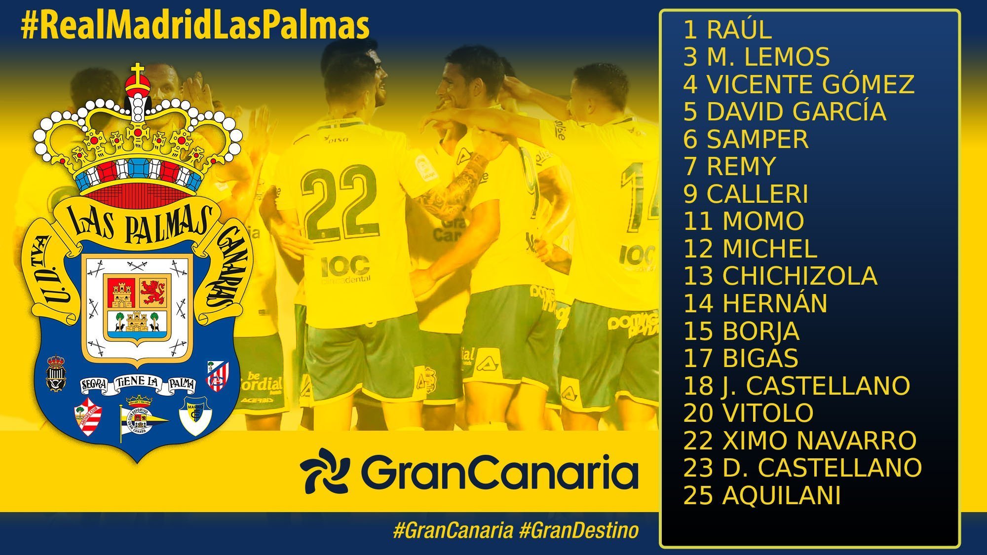 Jonathan Viera, principal ausencia en la convocatoria de Las Palmas