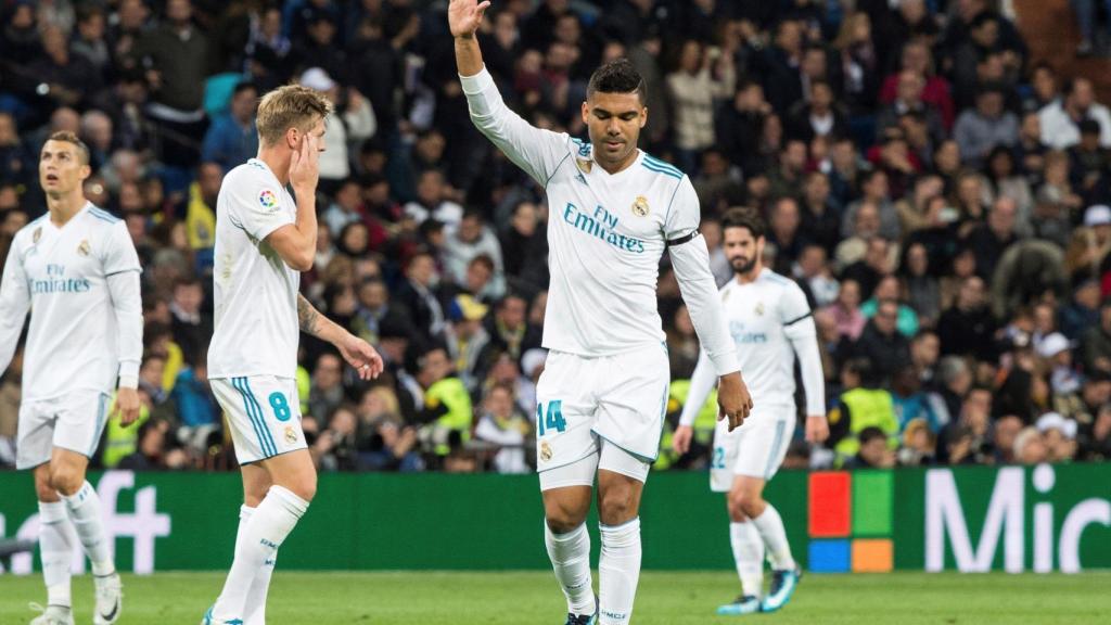 Casemiro, tras marcar a Las Palmas.