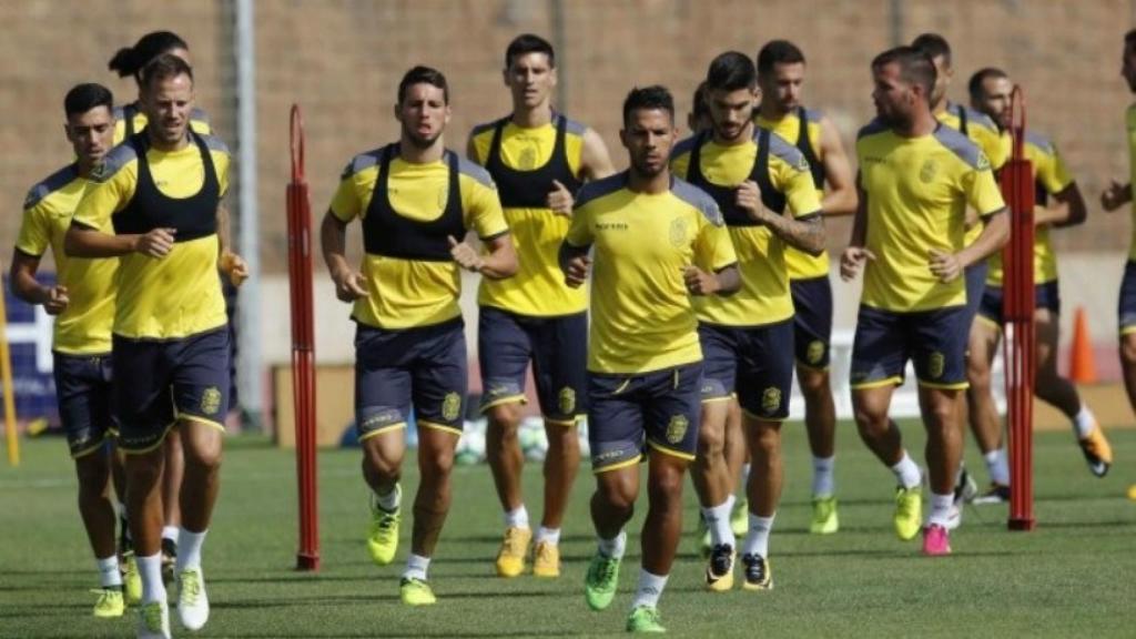 Enternamiento de Las Palmas. Foto:udlaspalmas.com