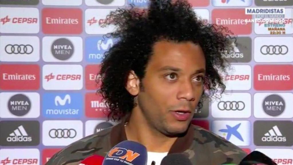 Marcelo en zona mixta