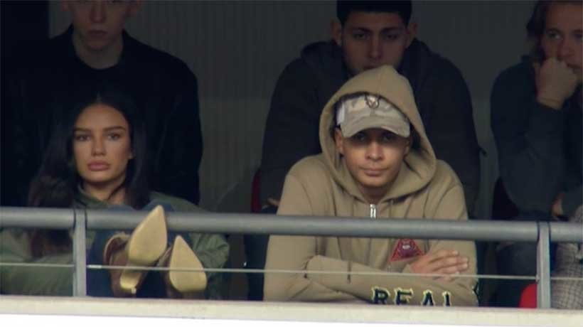 Dele Alli y su novia Ruby Mae Foto: BT Sport