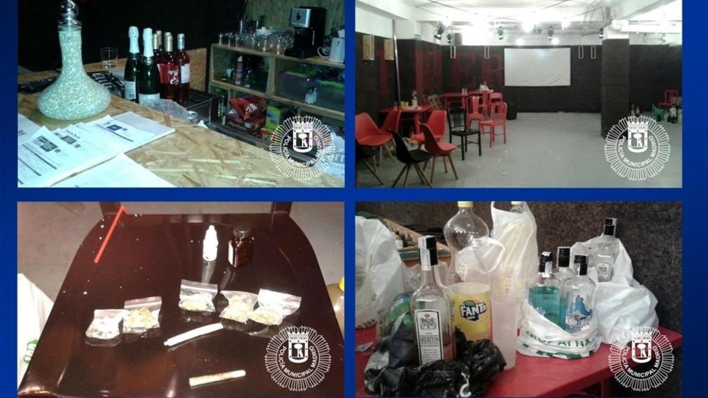 Restos de  la fiesta.