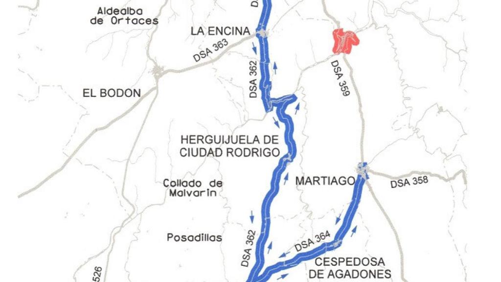 corte carretera pastores