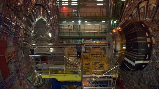 El Gran Colisionador de Hadrones en el CERN.