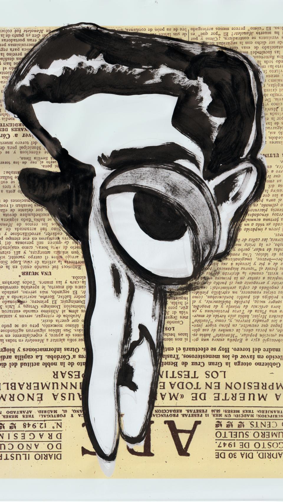 Caricatura de Manolete