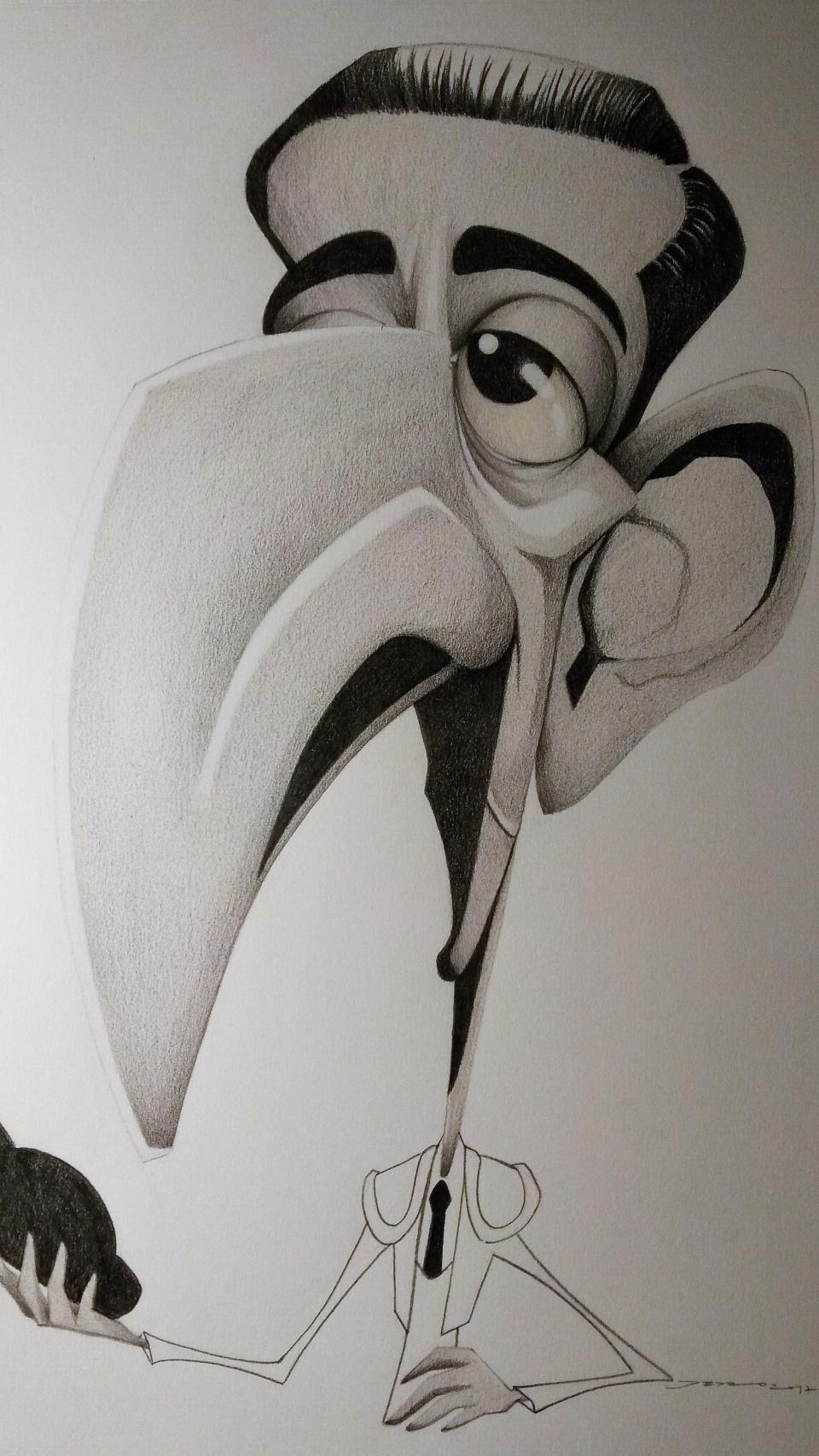 Caricatura de Manolete