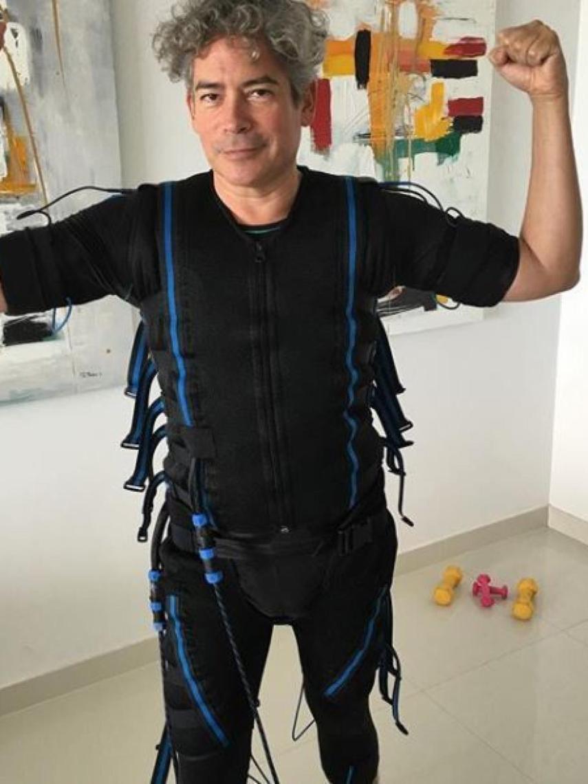 Boris en una de sus sesiones de entrenamiento.