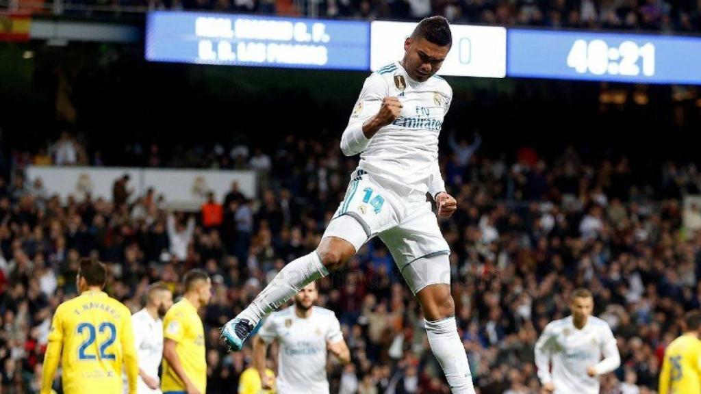 Gol de Casemiro a Las Palmas