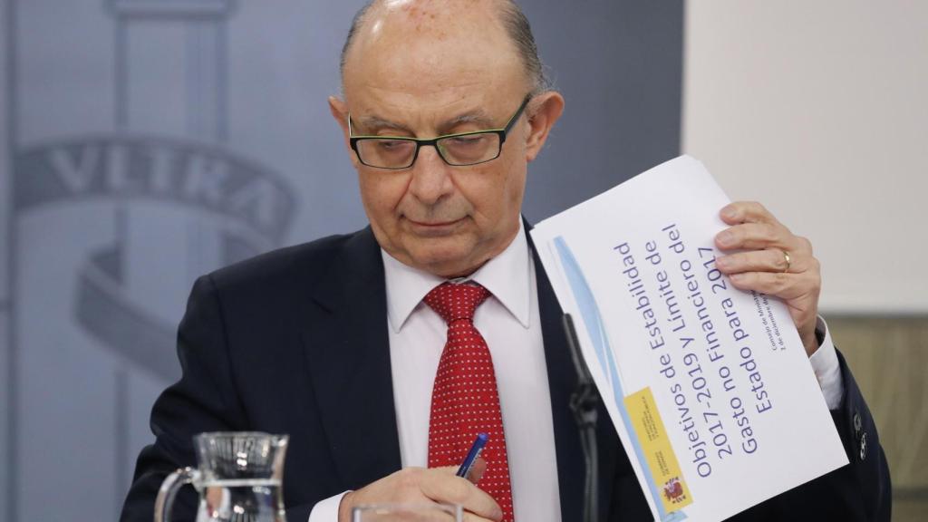El ministro de Hacienda, Cristóbal Montoro, en una imagen de archivo.