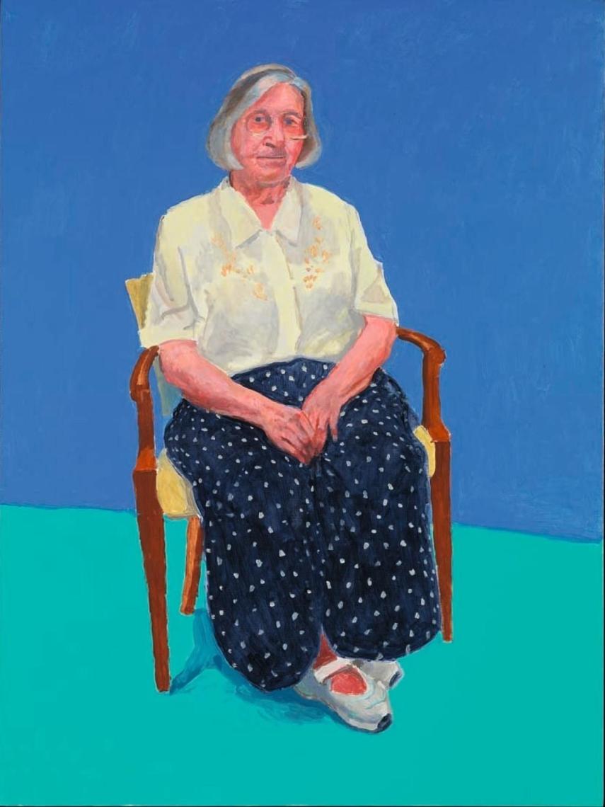 Margaret Hockney, su hermana.