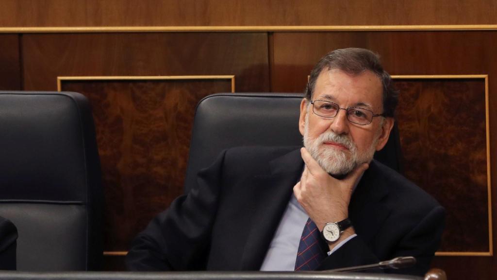 Rajoy, este miércoles en el Congreso.