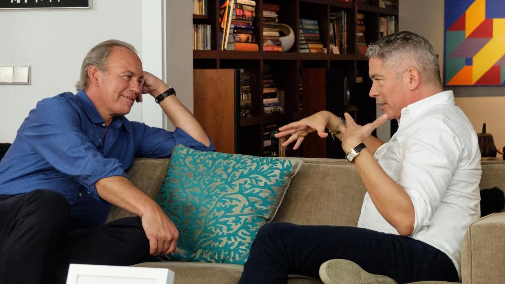 Boris Izaguirre con Bertín Osborne