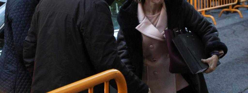 Forcadell a su llegada al Tribunal Supremo