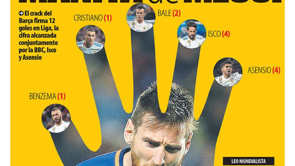 Portada Mundo Deportivo (09/11/17)