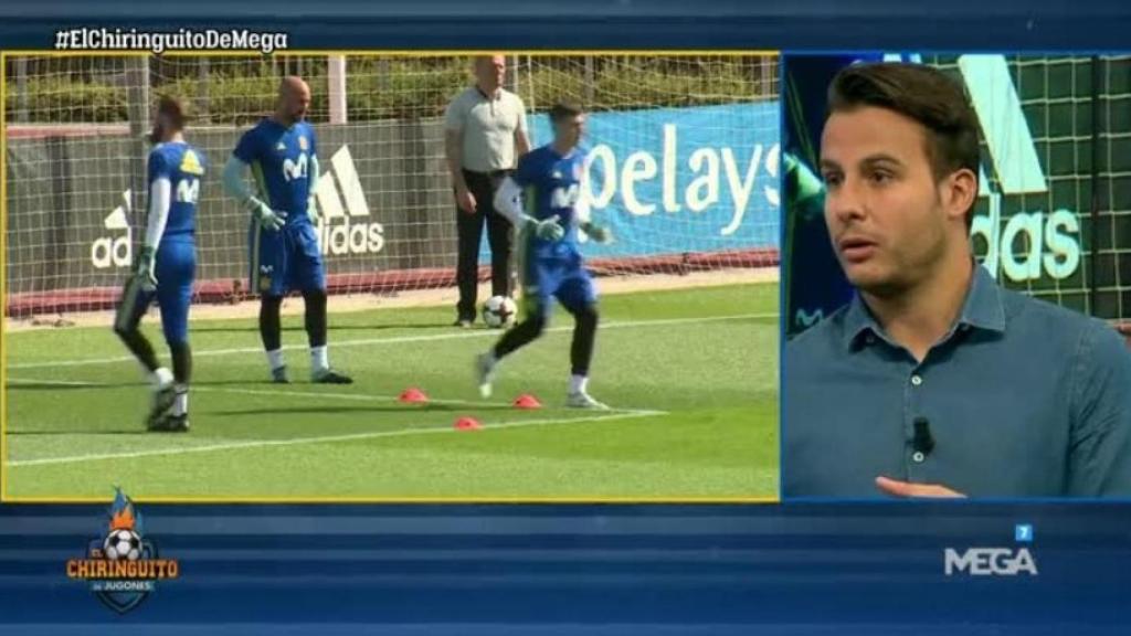 Juanfe Sanz desvela el deseo de Kepa en fichar por el Real Madrid. Foto: Twitter (@elchiringuitotv)