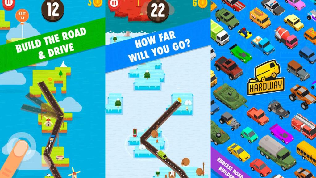 El adictivo juego de construir puentes para coleccionar coches: Hardway