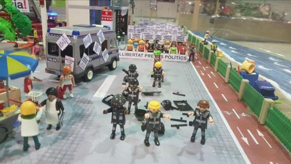 Parte de la exposición que se está celebrando en Amposta.