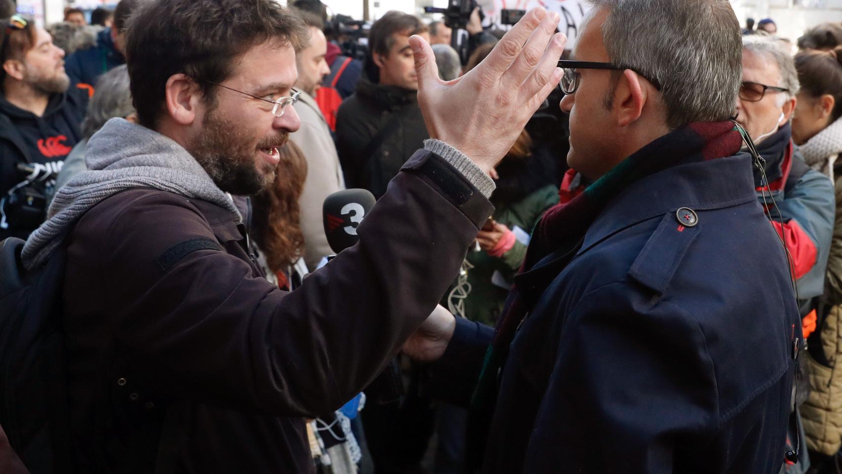 Fachin en una concentración reciente frente al Supremo.