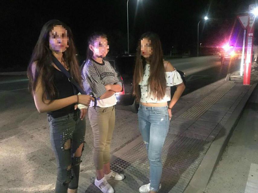 Un grupo de las carcarashis en un operativo de la Guardia Civil.