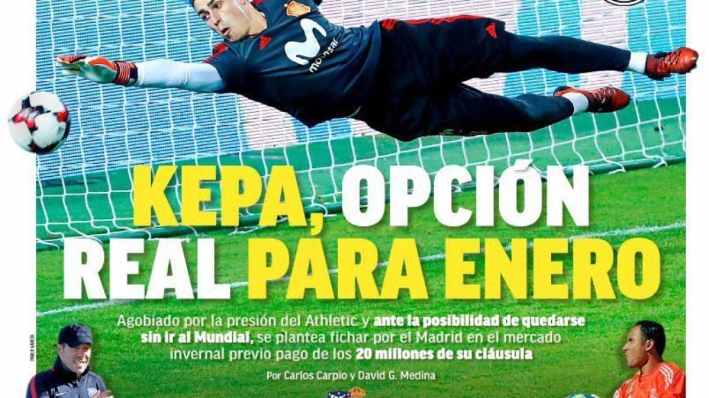 Portada MARCA (14/11/17)