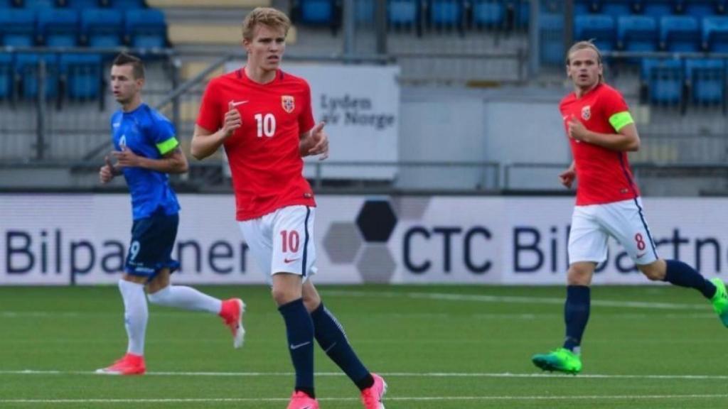 Odegaard con Noruega. Foto: Instagram (@odegaard.98).