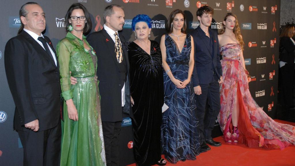 Gran parte del clan en la gala contra el sida que cada año encabeza Miguel Bosé.