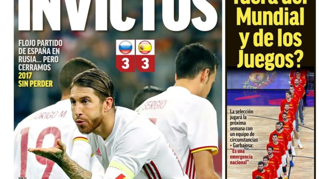 Portada MARCA (15/11/17)