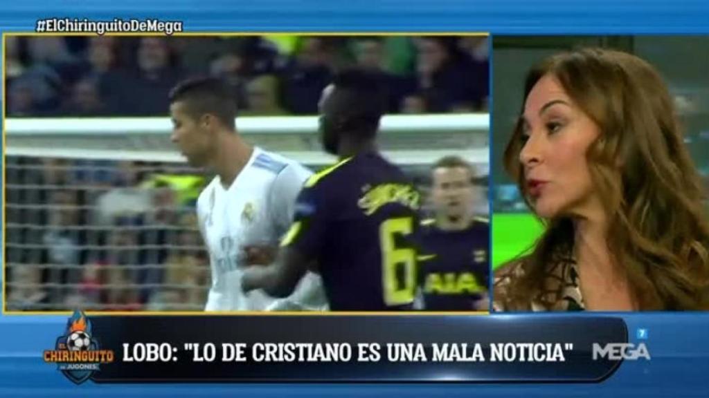 Carme Barceló en El Chiringuito. Foto: Twitter (@elchiringuitotv).