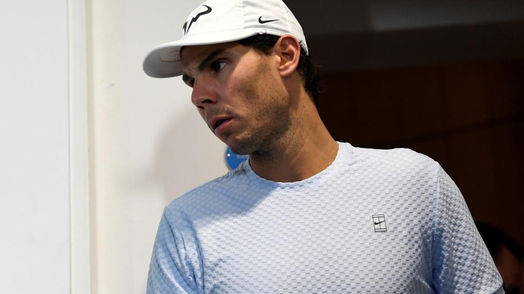 Nadal, durante una rueda de prensa en Londres.