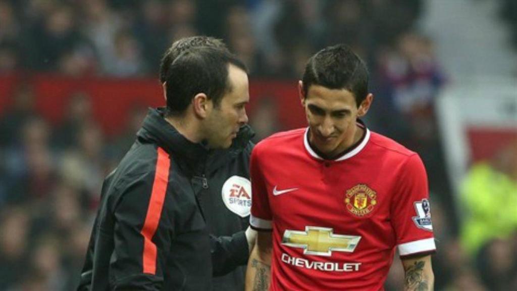 Di María, en el United. Foto manutd.com