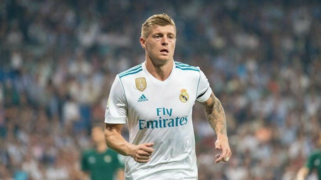 Kroos, concentrado en el Bernabéu. Foto: Pedro Rodríguez / El Bernabéu