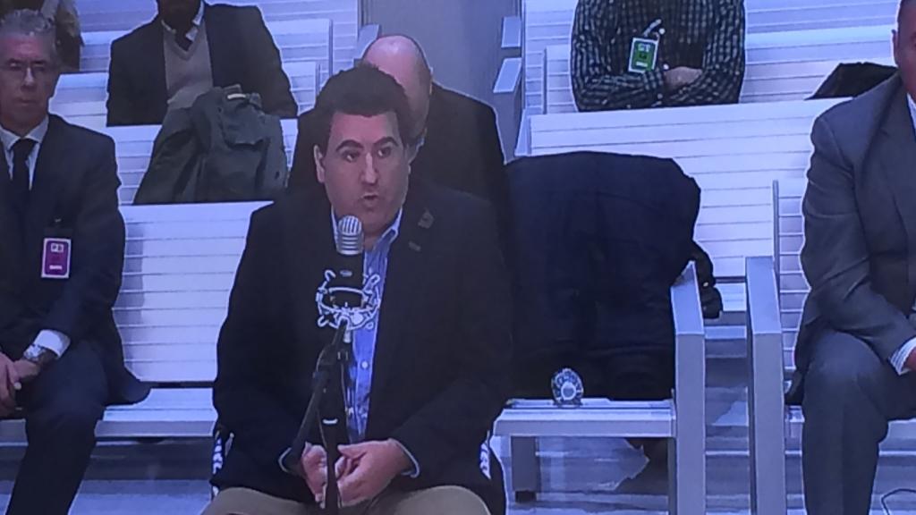 David Marjaliza durante una adeclaración en la Audiencia Nacional.