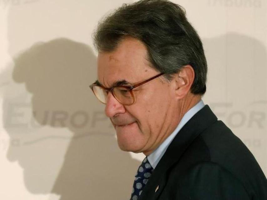 Artur Mas, este jueves en un desayuno informativo en Barcelona