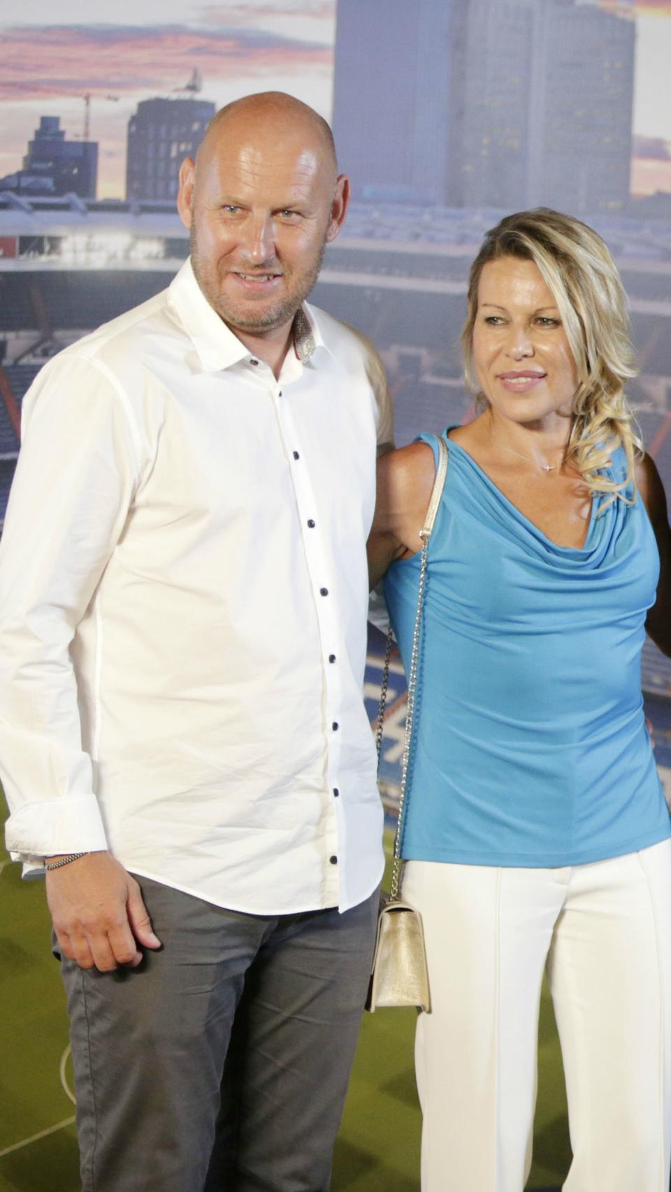 Py Laurence junto a su marido