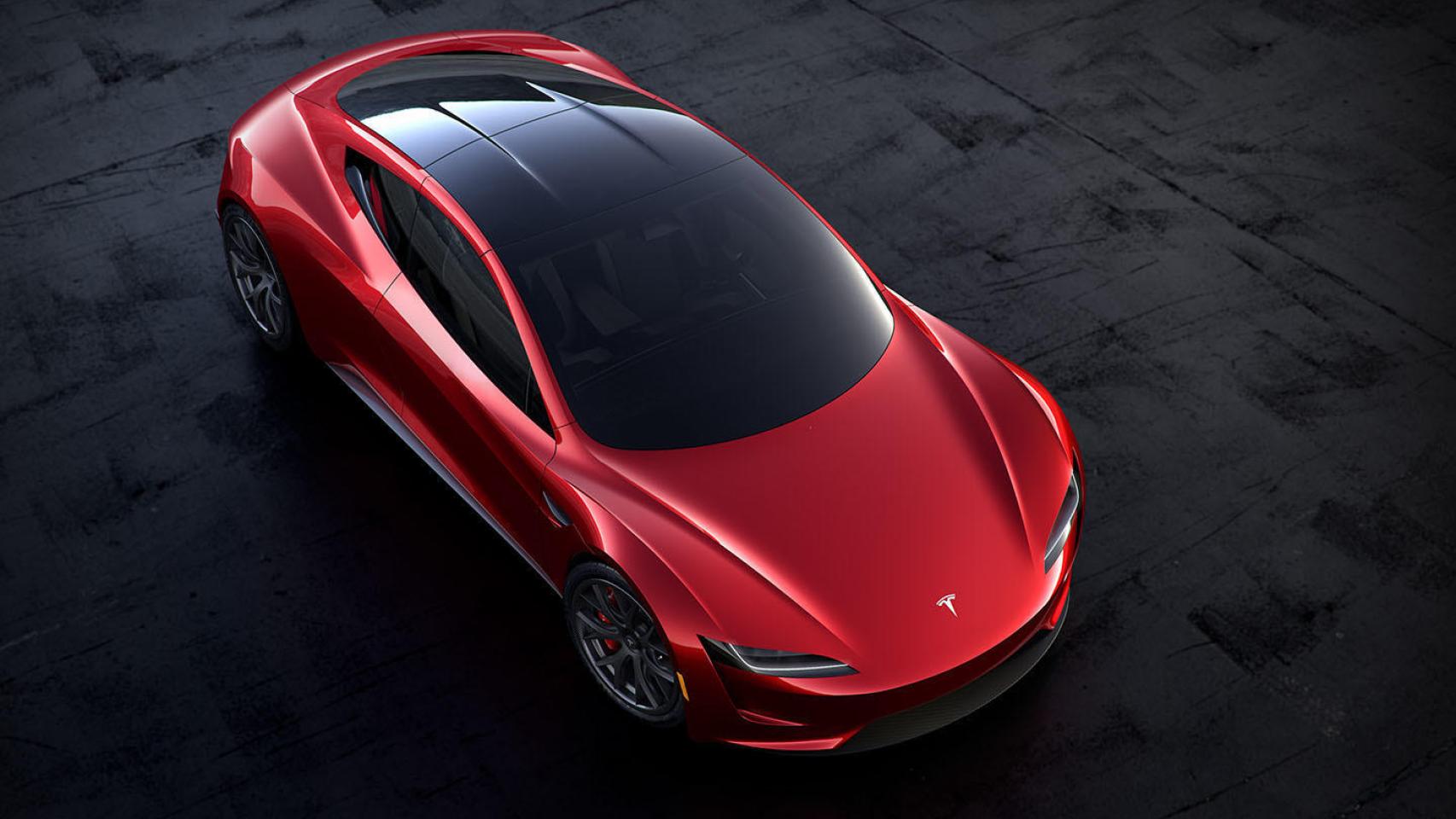 tesla roadster con capota rigida