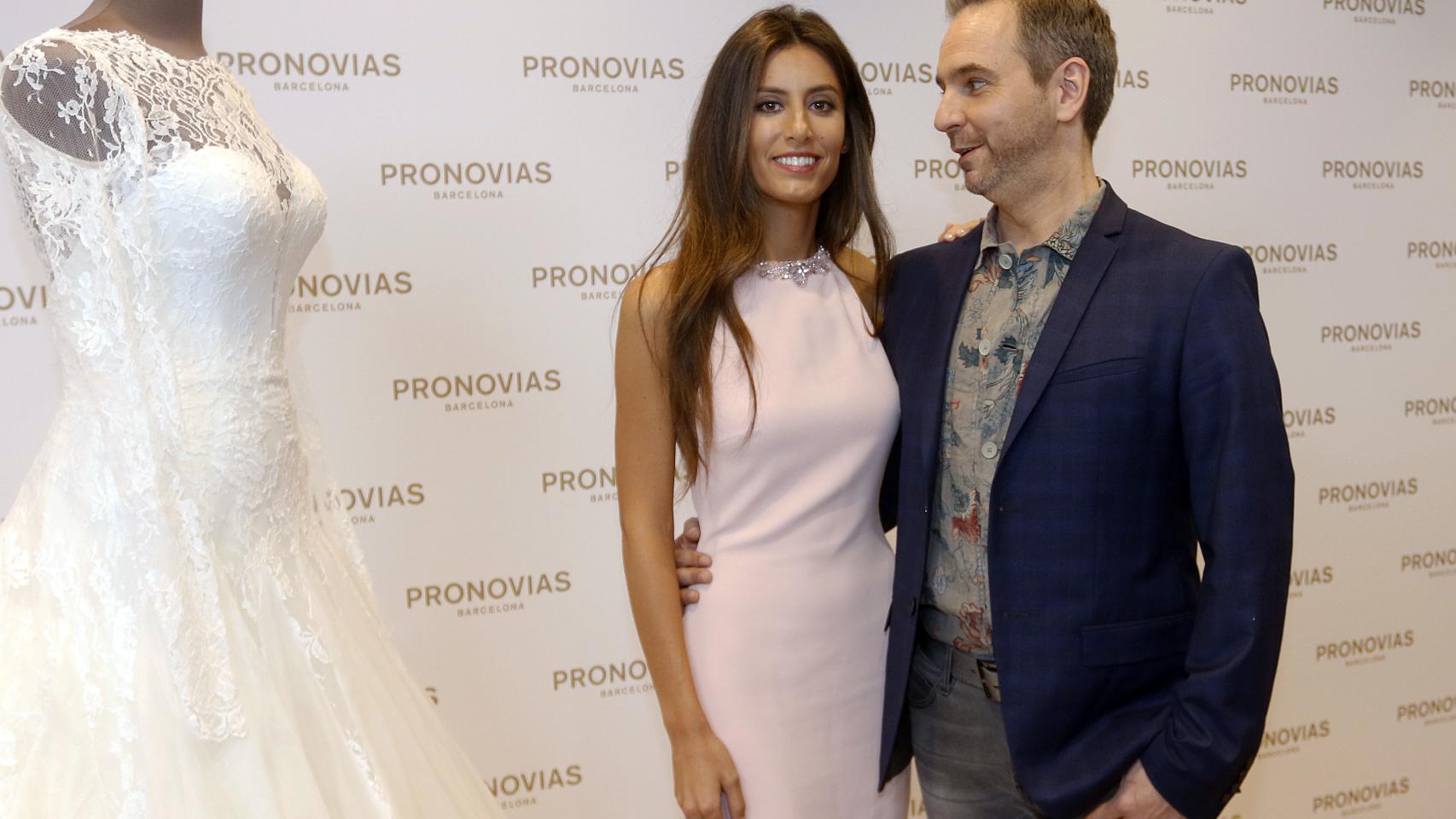 Ana Boyer con Hervé Moreau.