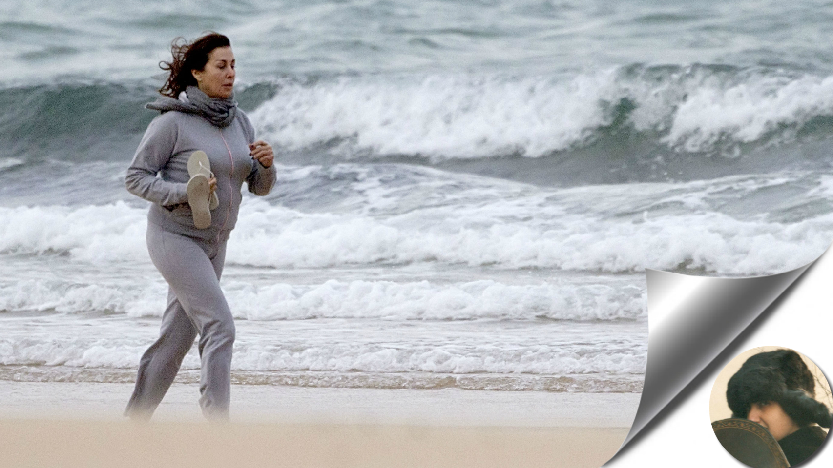 Carmen Martínez Bordiú haciendo ejercicio.