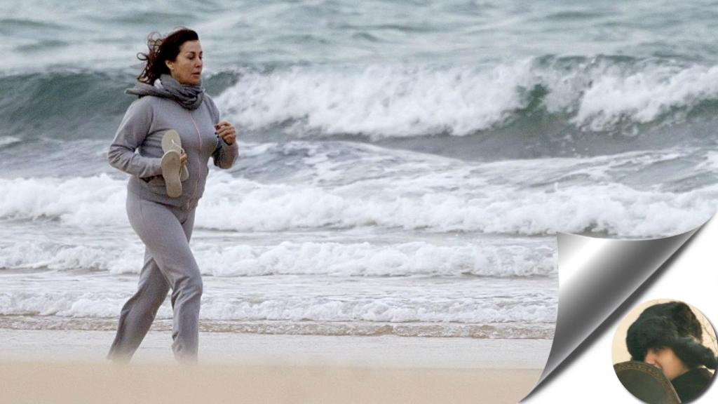 Carmen Martínez Bordiú haciendo ejercicio.