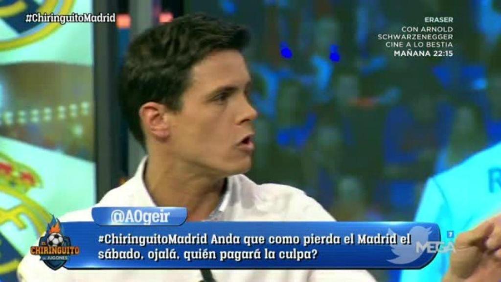 Edu Aguirre resalta la mala relación entre Ramos y Cristiano. Foto: Twitter (@elchiringuitotv)