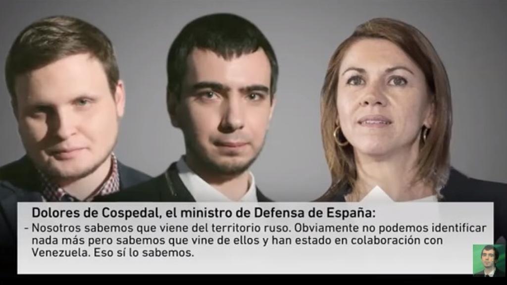 Los dos humoristas rusos conversaron telefónicamente con Cospedal.