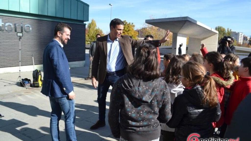 pedro sanchez luis tudanca valladolid psoe 3