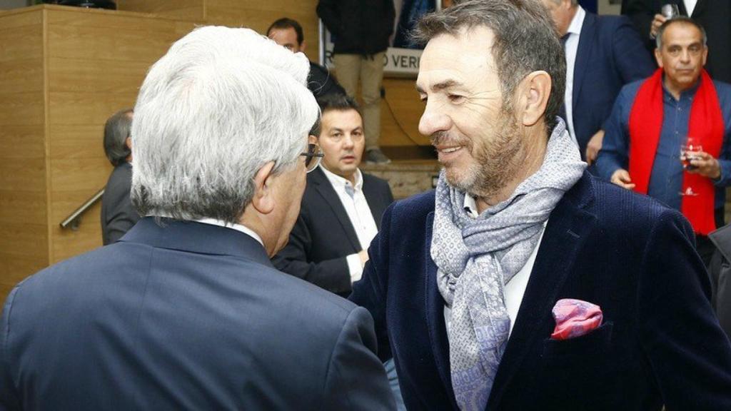 Abel Resino y Cerezo. Foto: atleticodemadrid.com