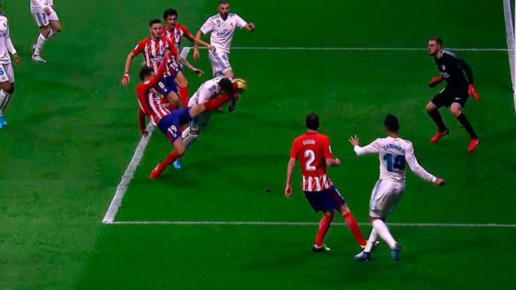 Penalti sobre Sergio Ramos