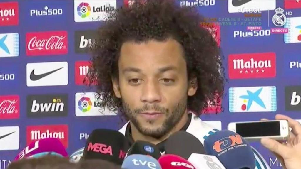 Marcelo en zona mixta